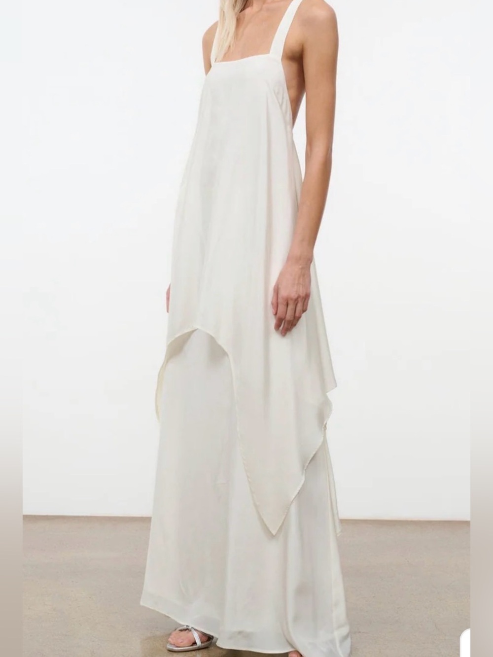 STAUD Kira Silk Dress